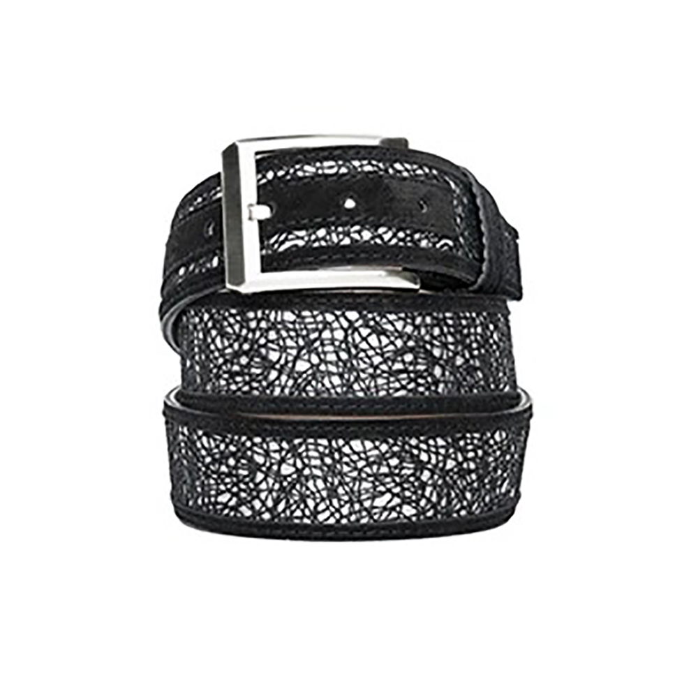 Corrente CBelt-5829 Design Leather Belt Black Image