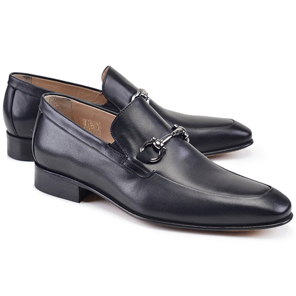 Corrente P000511-4770 Buckle Loafers Black Image