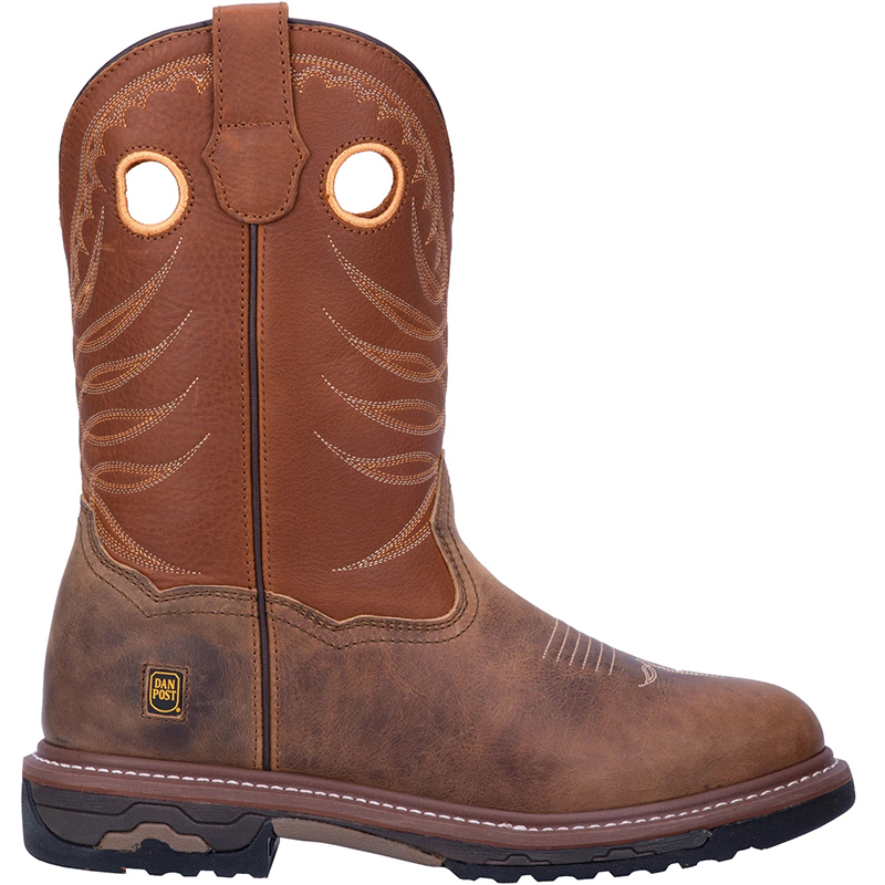 Dan Post Men's Foreman Western Cowboy Leather Boots DP69212 Tan Brown 