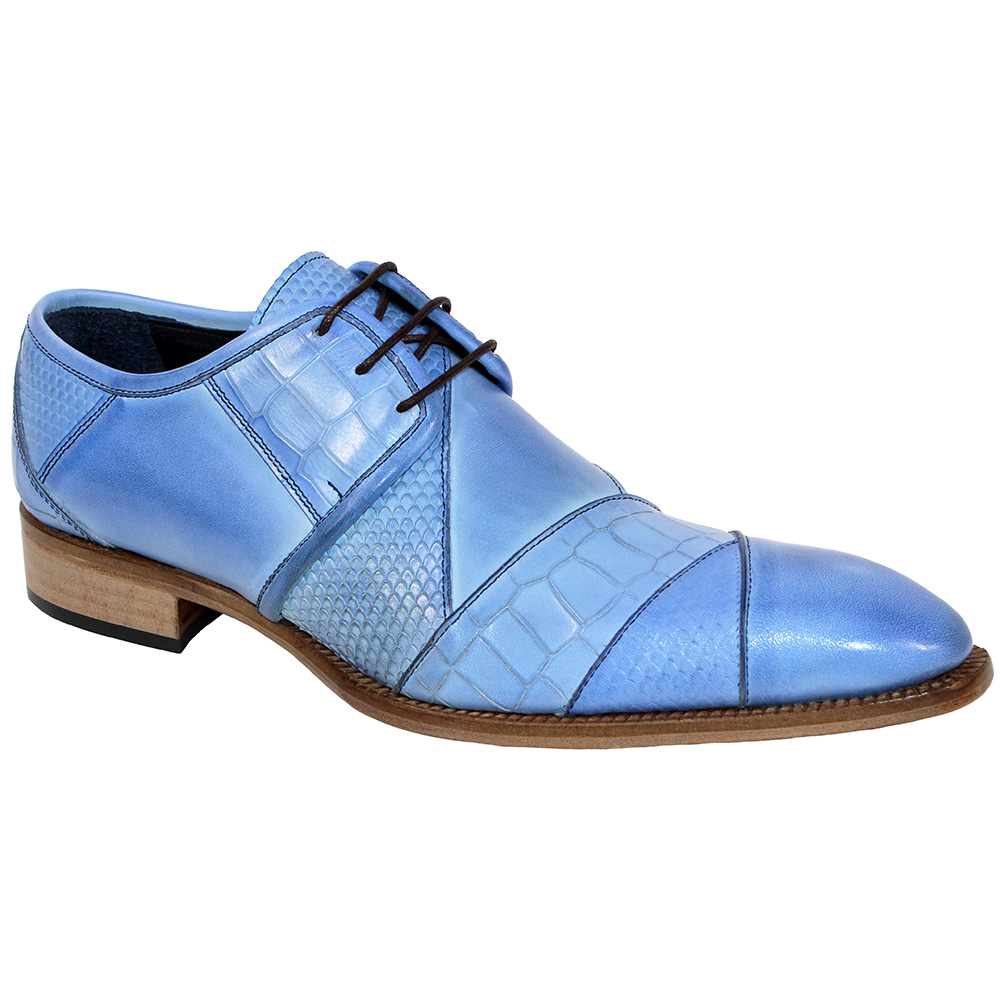 Duca by Matiste Imperio Calfskin Shoes Light Blue Image