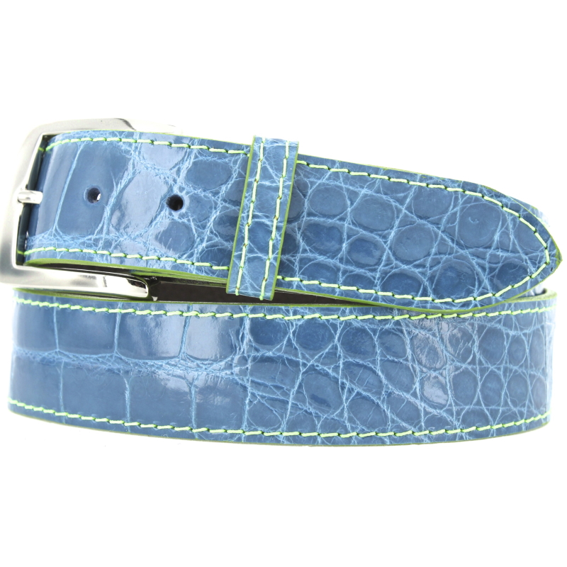 Custom Genuine Alligator Belt Image