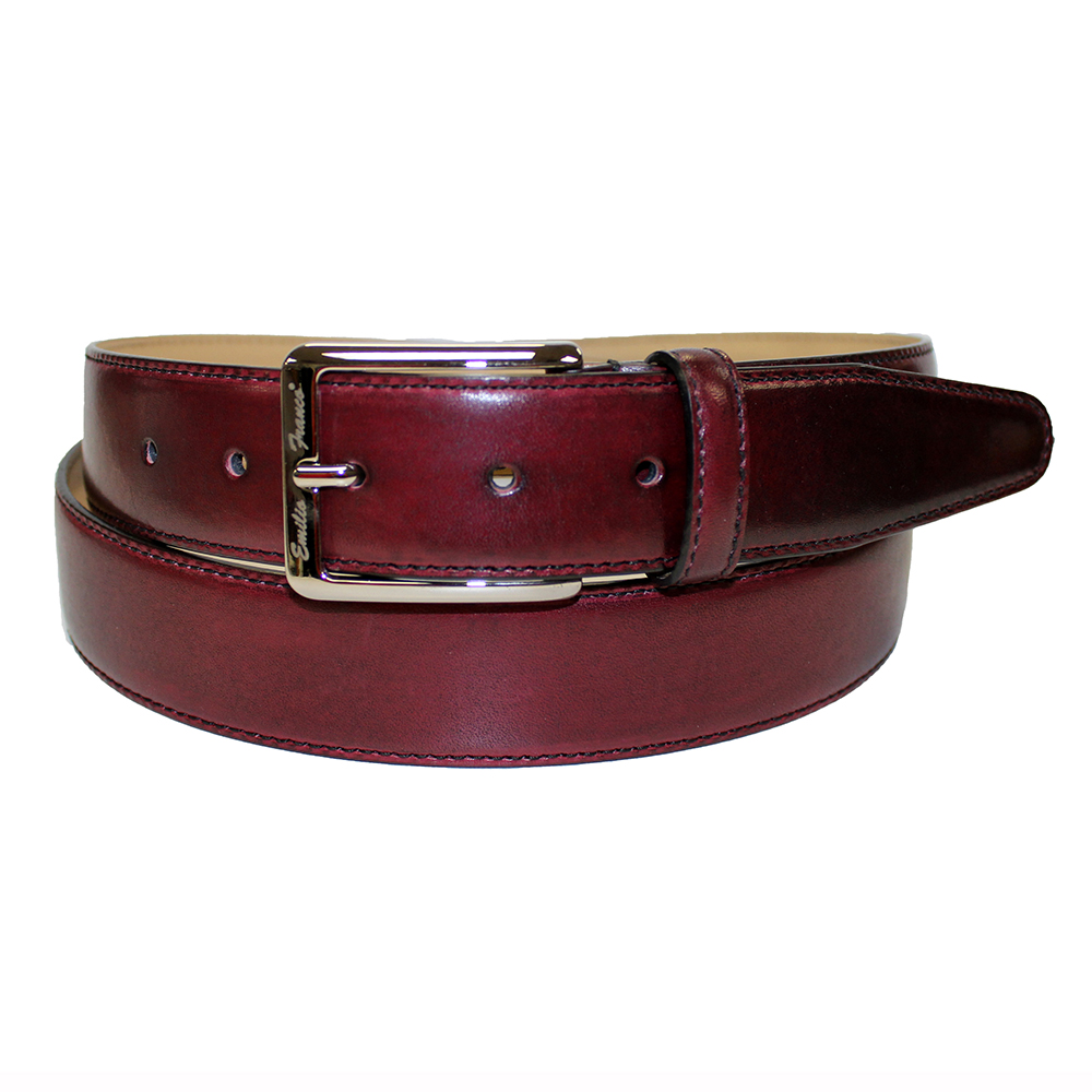 Emilio Franco 201 Leather Belt Antique Red Image