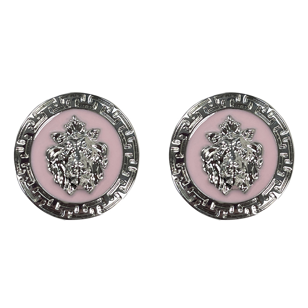 Emilio Franco Couture Cufflink Pink / Silver Image