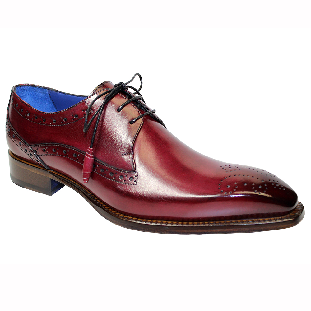 Emilio Franco Giacamo Leather Shoes Antique Red Image