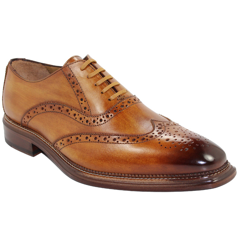 Emilio Franco Giorgio Cognac Shoes | MensDesignerShoe.com