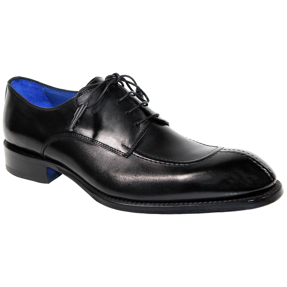 Emilio Franco Girolamo Calfskin Shoes Black Image