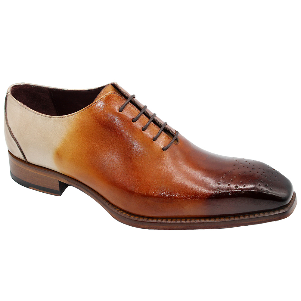 in Brown for Men Emilio Franco Couture Santo Shoes Combination Crocodile Print / Patent Leather Derby Oxfords efc1081 Mens Shoes Lace-ups Oxford shoes 