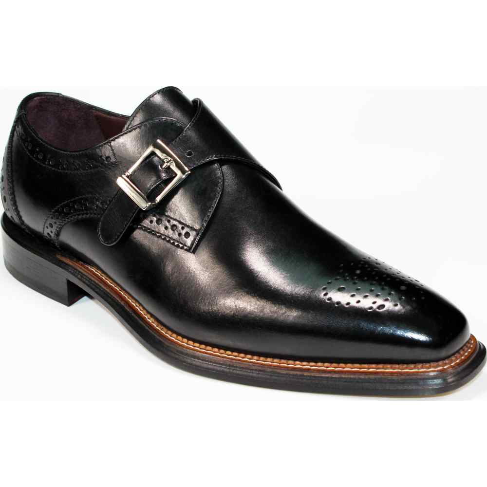 Emilio Franco Vincenzo Genuine Leather Shoes Black Image