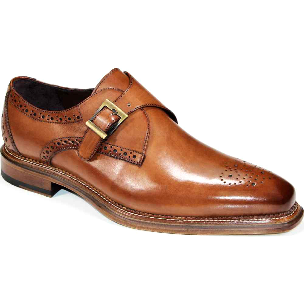 Emilio Franco Vincenzo Genuine Leather Shoes Brandy Image