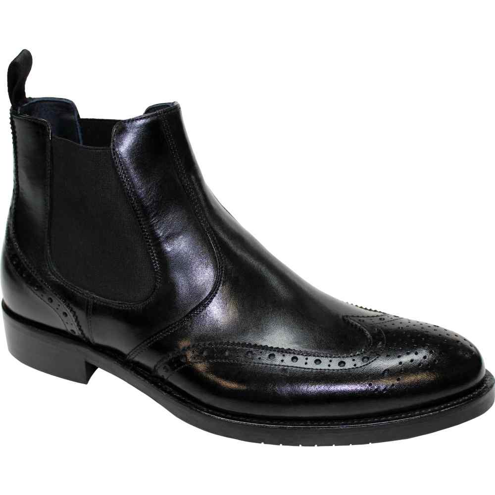 Firmani Michael Genuine Leather Boots Black Image