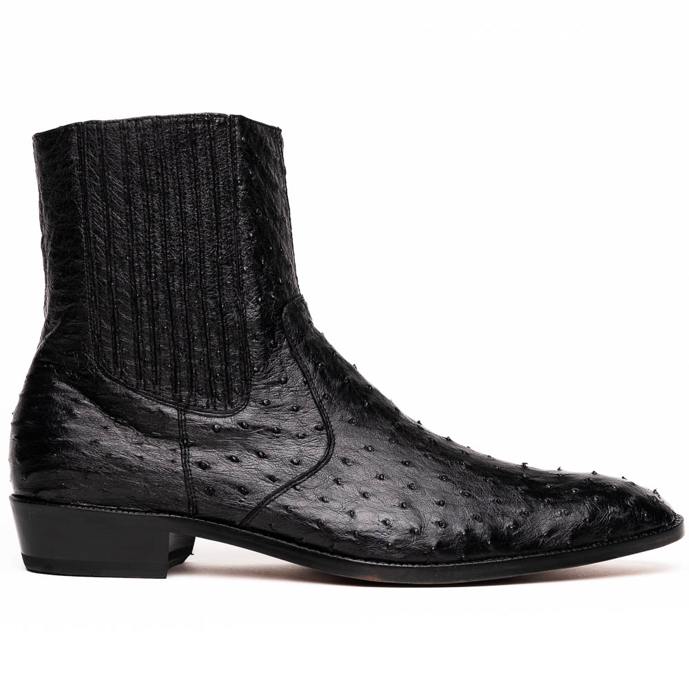 Marco Di Milano Giorgio Ostrich Quill Dress Boots Black Image