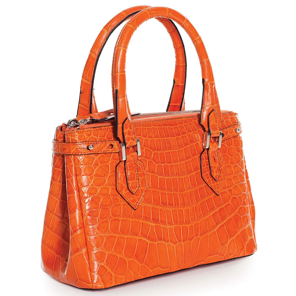 Gracen Juliette Nile Crocodile Women's Handbag Orange Image
