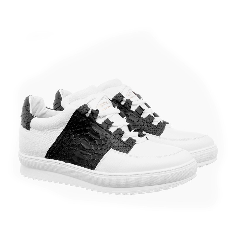 Guido Maggi Abbey Road Full Grain Shoes White and Black Image