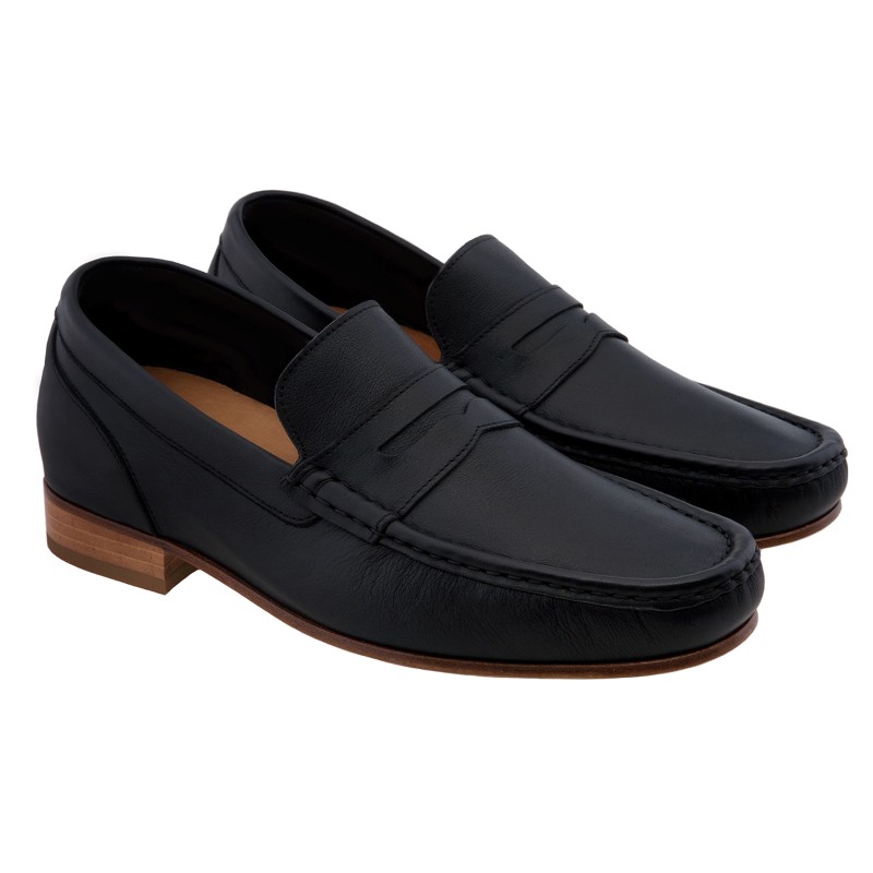 Guido Maggi Bahrain Full Grain Shoes Black | MensDesignerShoe.com