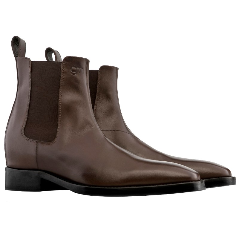 Guido Maggi Beijing Calf Leather Boots Dark Brown Image