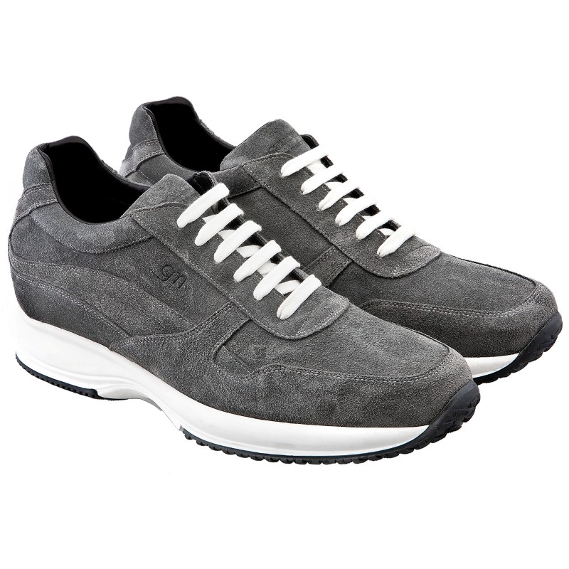 Guido Maggi Copenaghen Calf Leather Shoes Grey Suede Image