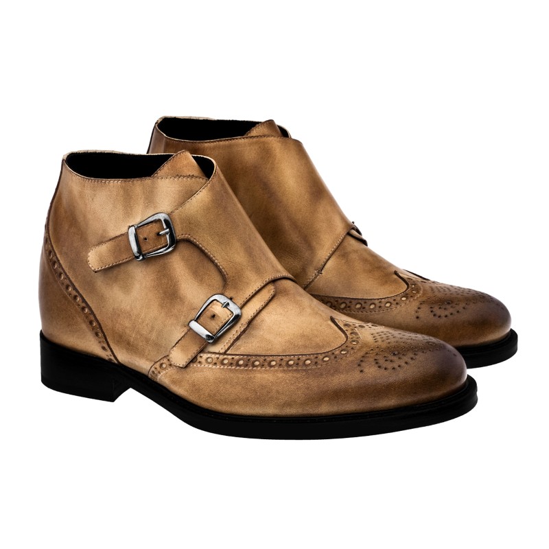 Guido Maggi Holland Full Grain Shoes Light Brown Burnished Image