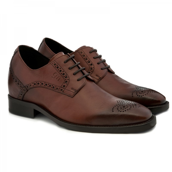 Guido Maggi Italy Full Grain Shoes Walnut Brown Burnished Image