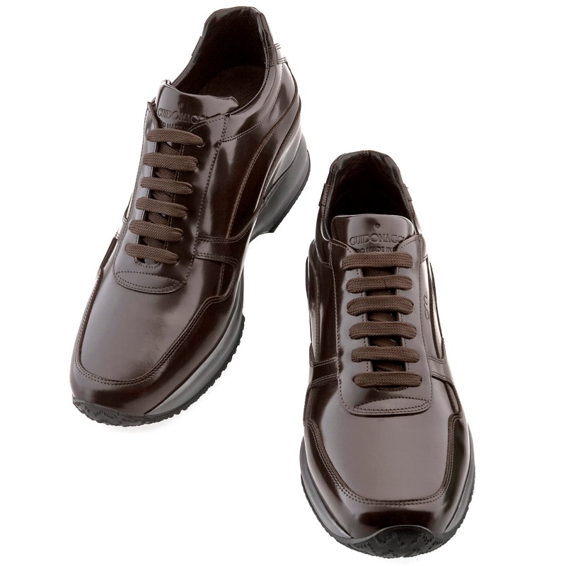 Guido Maggi Manhattan Calfskin Shoes Shiny Brown Image