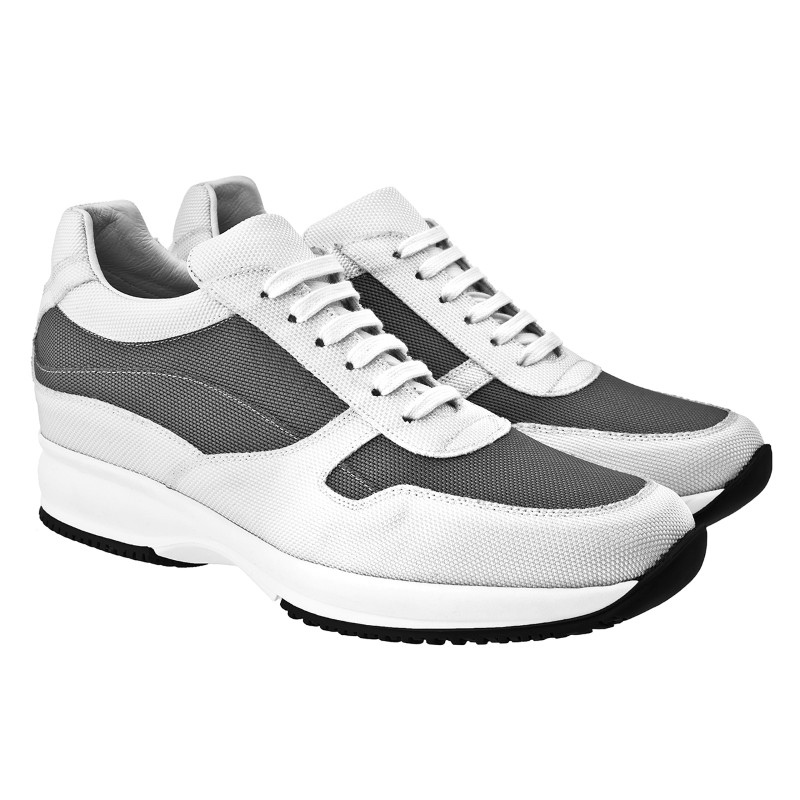 Guido Maggi Maui Technical Fabric Shoes White and Grey Image