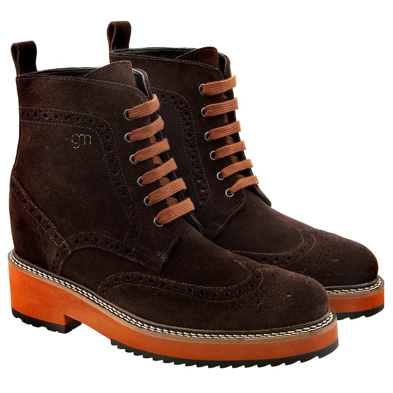 Guido Maggi NoLita Calf Leather Boots Brown Suede Image