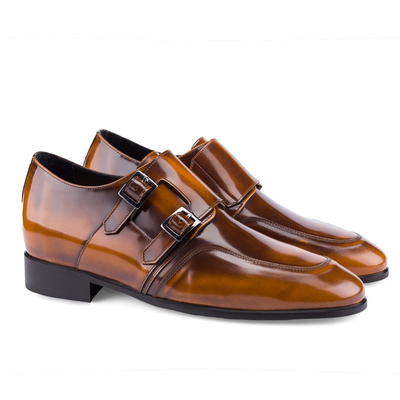 Guido Maggi Ontario Calfskin Shoes Shiny Brown Image