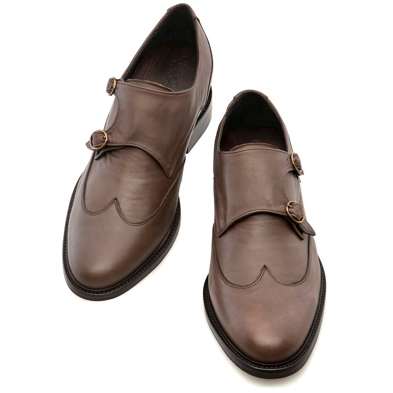 Guido Maggi Ostuni Full Grain Leather Shoes Dark Brown Image