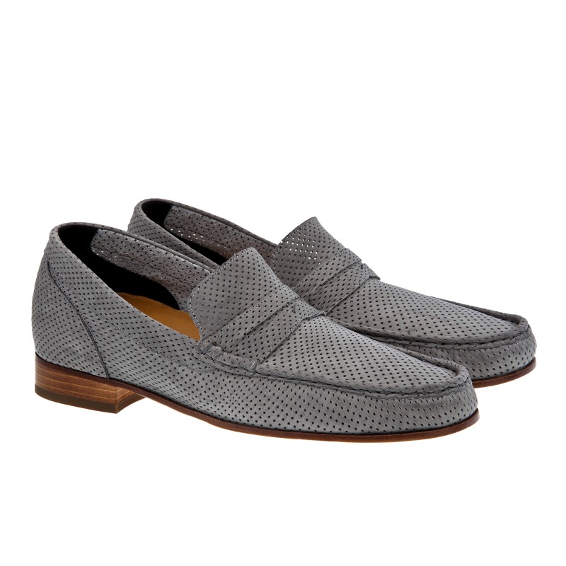 Guido Maggi Recife Leather Shoes Gray Image