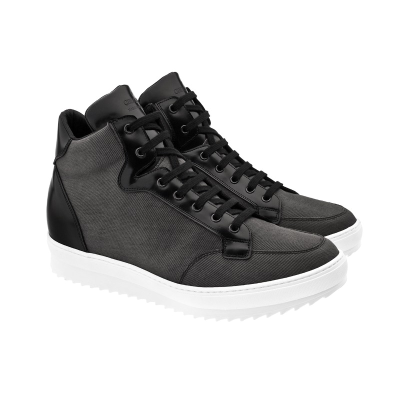 Guido Maggi San Antonio Technical Fabric Shoes Grey and Black Image