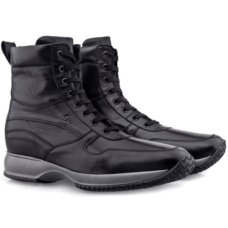 Guido Maggi Seattle Full Grain Nappa Leather Shoes Black Image