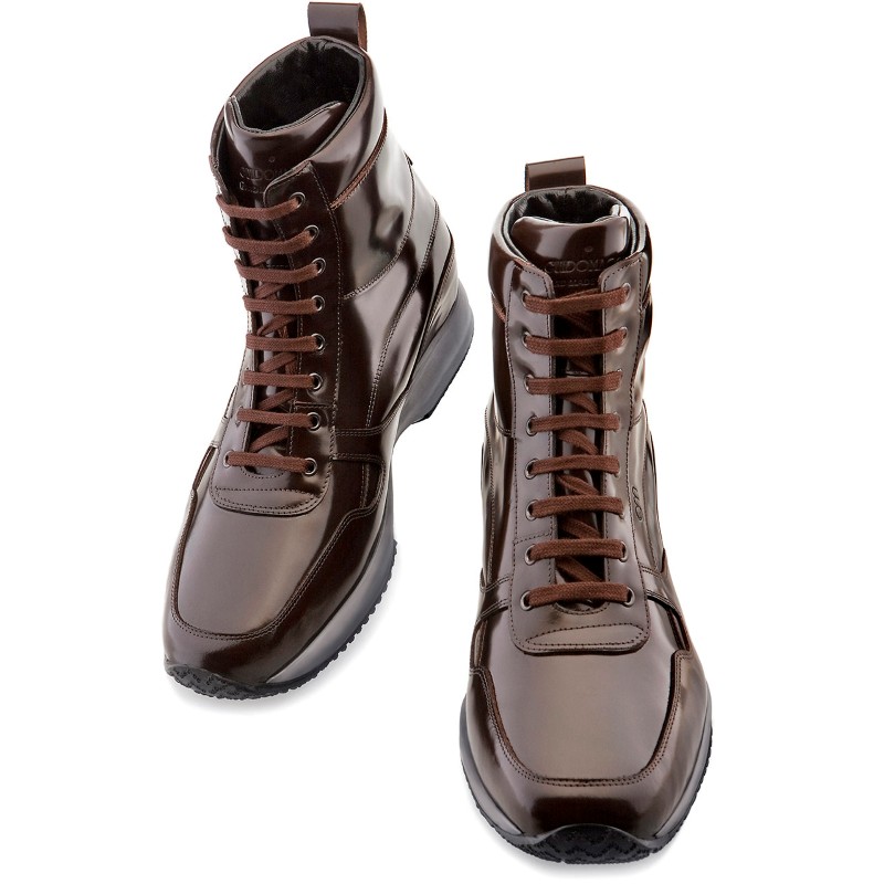 Guido Maggi Seoul Calfskin Shoes Shiny Brown Image