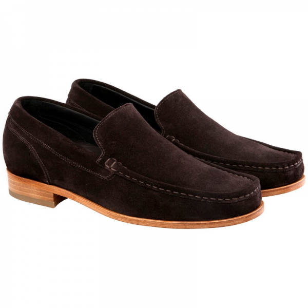 Guido Maggi Sao Paulo Calf Leather Shoes Brown Suede Image