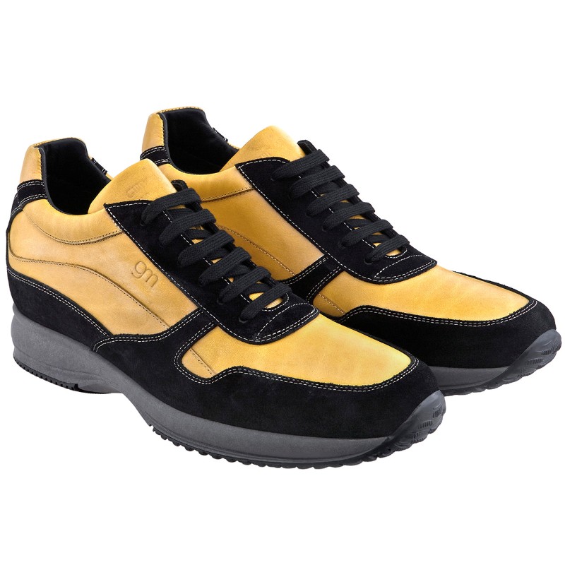 Guido Maggi Yokohama Full Grain Shoes Yellow and Black Image