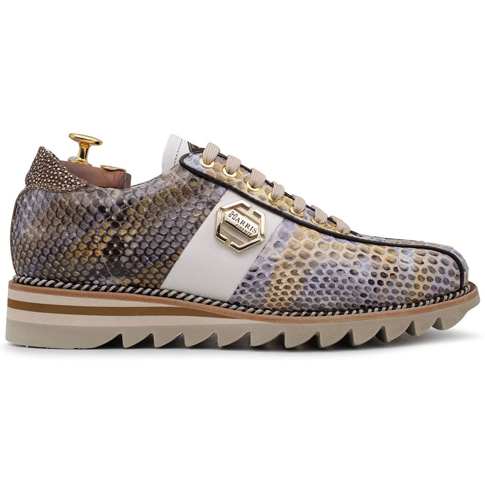 Harris Firenze 1913 Python Leather Sneakers Viola Image
