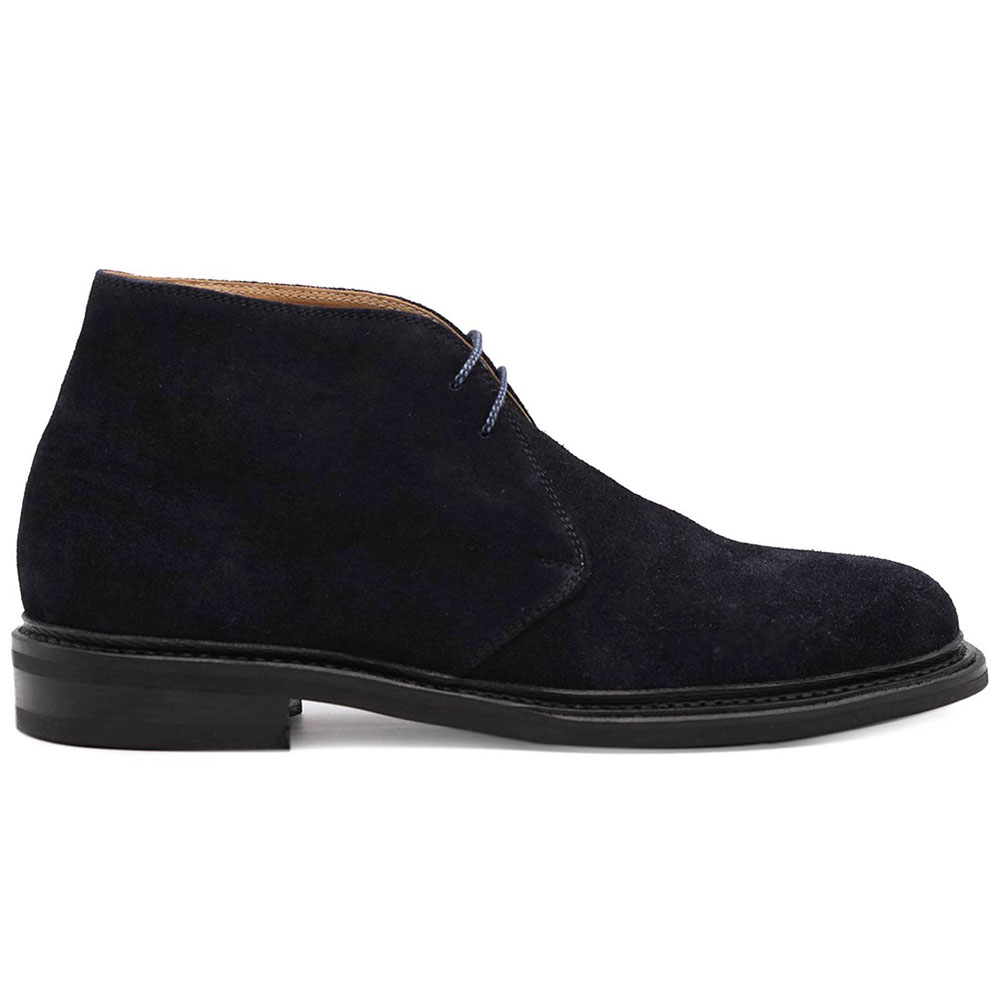 Harris Firenze 1913 Suede Lace-up Boots Blue Image