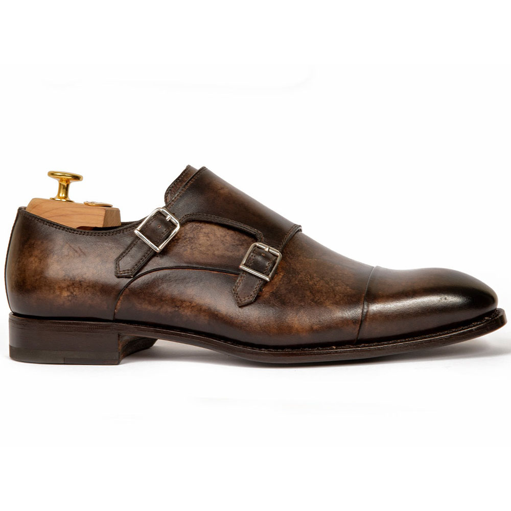 Harris Shoes 1913 Calfskin Leather Shoes Brown Image