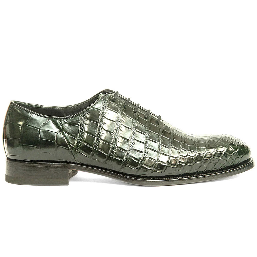Harris Shoes 1913 Genuine Crocodile Shoes Verde Image