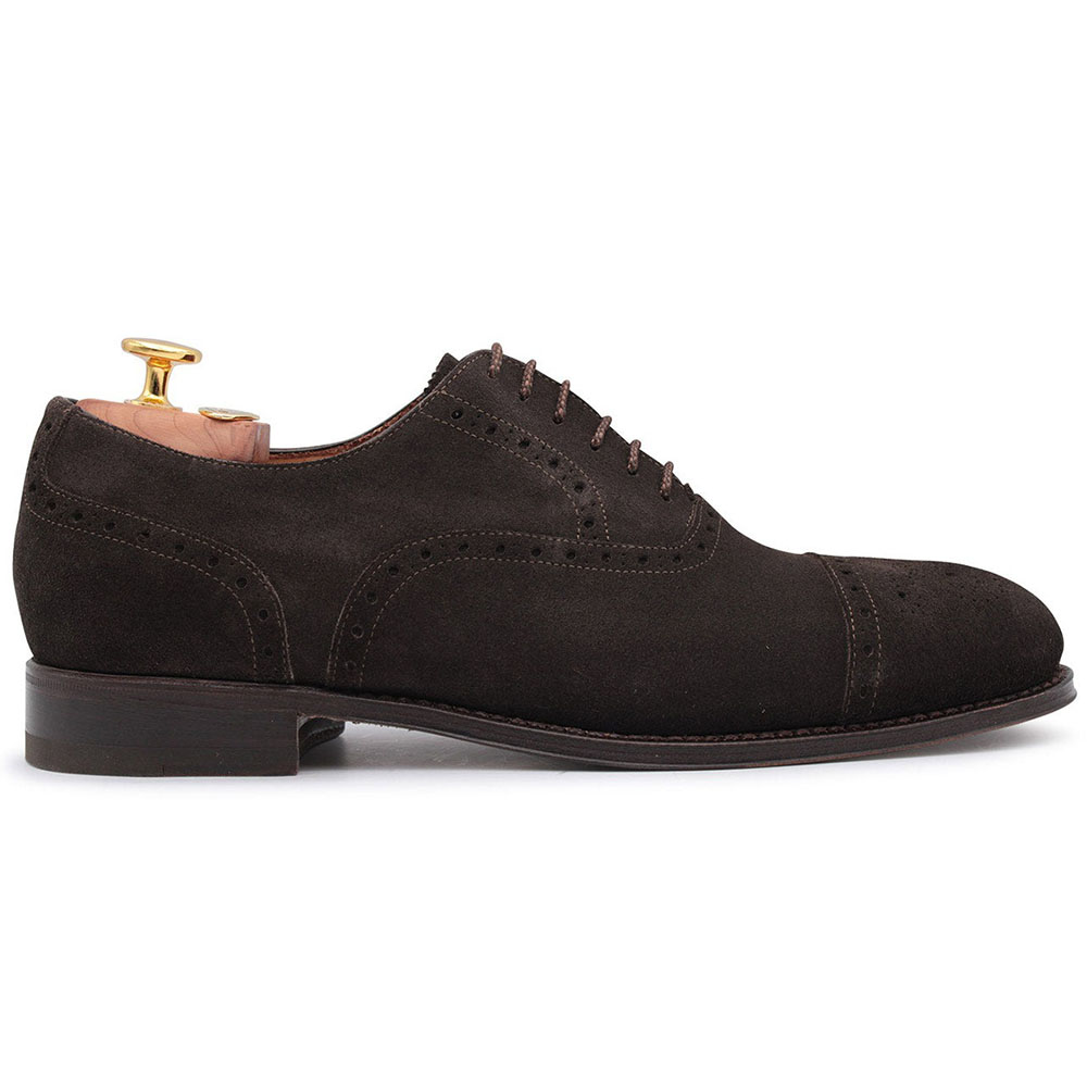 Harris Shoes 1913 Suede Lace-up Shoes Brown Image
