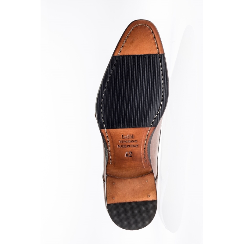 Jose Real T617 Monk Strap Shoes Cognac | MensDesignerShoe.com