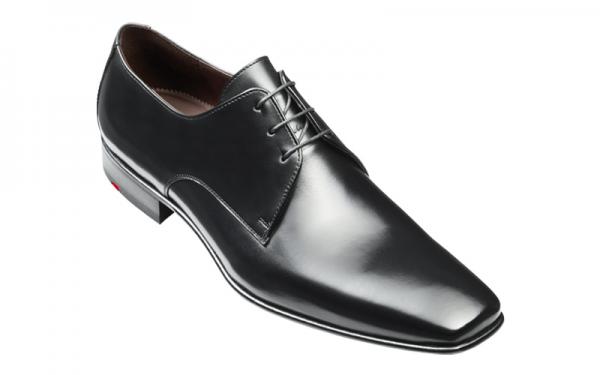 Lloyd Point Calfskin Dress Shoes Black | MensDesignerShoe.com