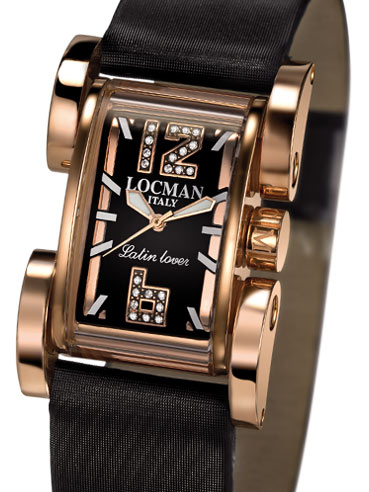 Locman Womens Latin Lover Diamond Watch Black 50300BKND05RAK Image
