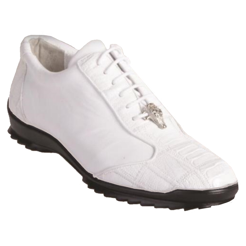 Los Altos Ostrich Leg Sneakers White Image