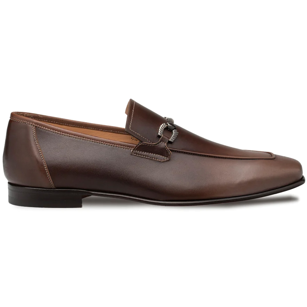 Mezlan Brunello Two-Tone Bit Loafer Taupe / Brown (21100) Image