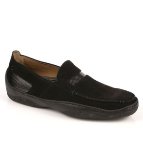 Michael Toschi Mach Driving Shoes Black Suede Image