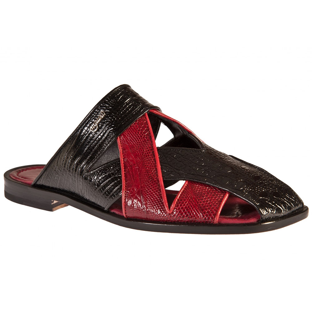 Mauri 1254/1 Yaka / Tejus Sandals Black / Red (Special Order) Image