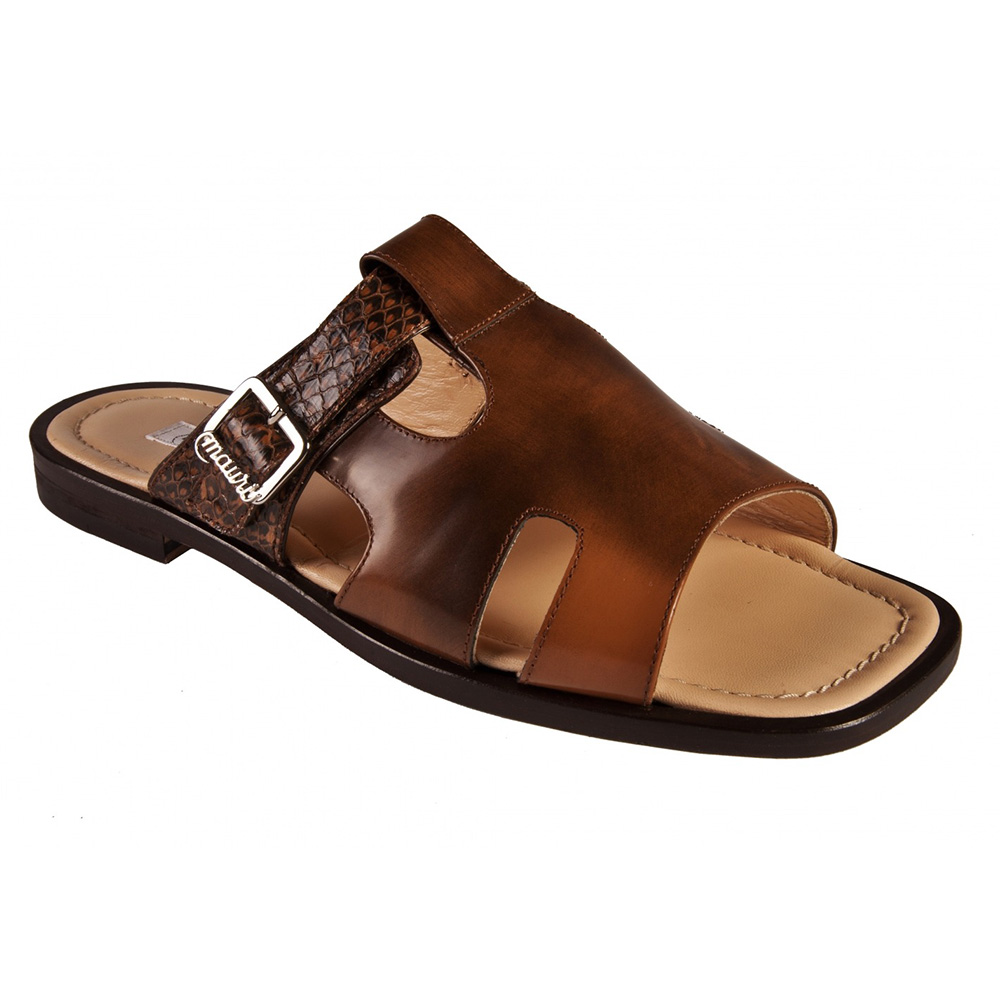 Mauri 1485/1 Calf / Whips Sandals Incas Cuoio / Gold Brown (Special Order) Image
