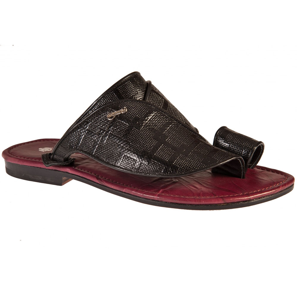 Mauri 1622/3 Karung Embossed Sandals Black (Special Order) Image