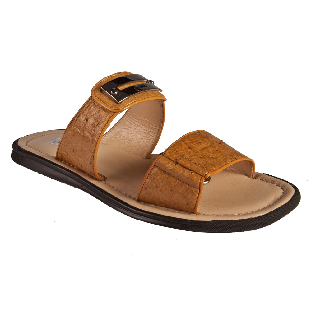 Mauri 1776/4 Ostrich / Rubber Bottom Sandals Stp Cocco Light Rust (Special Order) Image