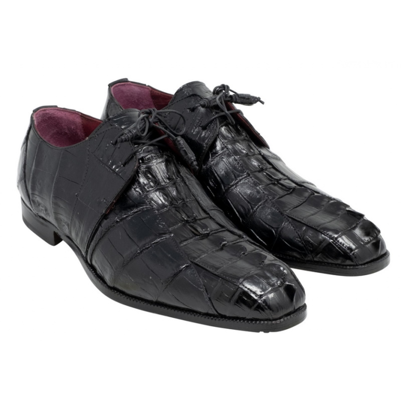 Mauri 3044 Jurassic Hornback & Crocodile Shoes Black (Special Order) Image