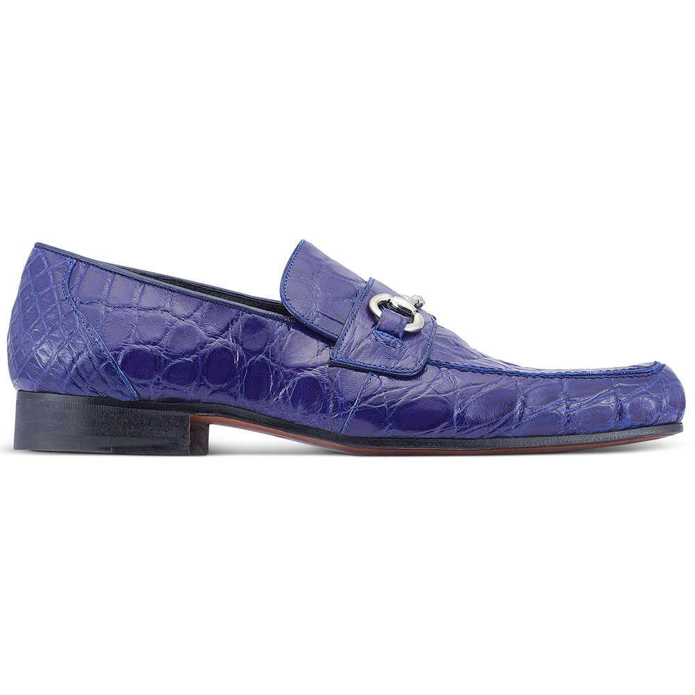 Mauri 4885/2 Alligator Loafers Royal Blue Image